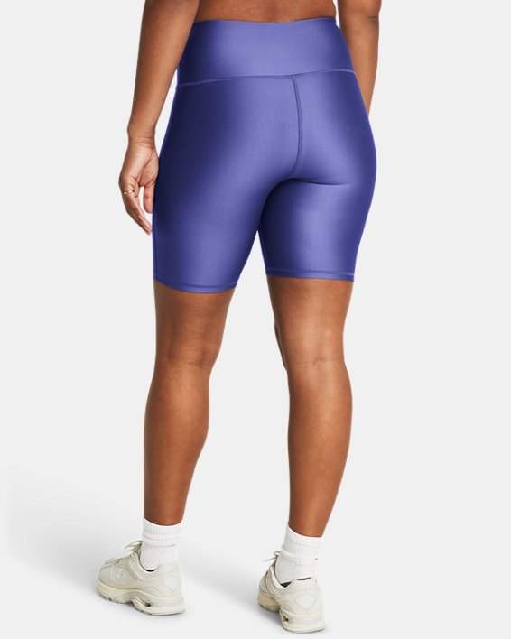Women's HeatGear® Bike Shorts in Purple image number 1